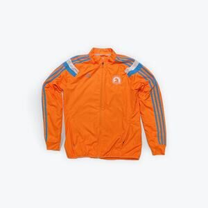 Vintage adidas 2014 Boston Marathon Orange Jacket Small